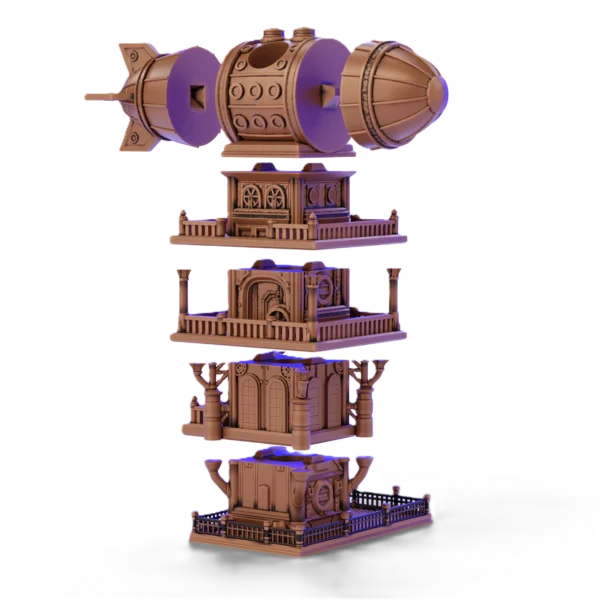 Steampunk Airship Dock